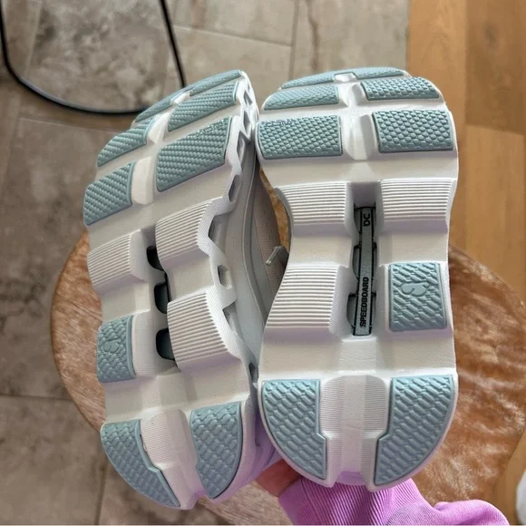 New On Cloudmonster Sneakers Frost Wash Blue Free People - Picture 7 of 8